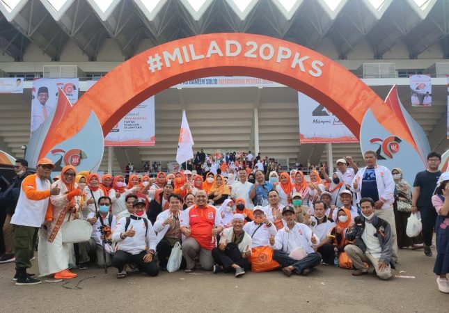 Halbil dan Puncak Milad, PKS Kota Bogor Turut Penuhi Istora Senayan