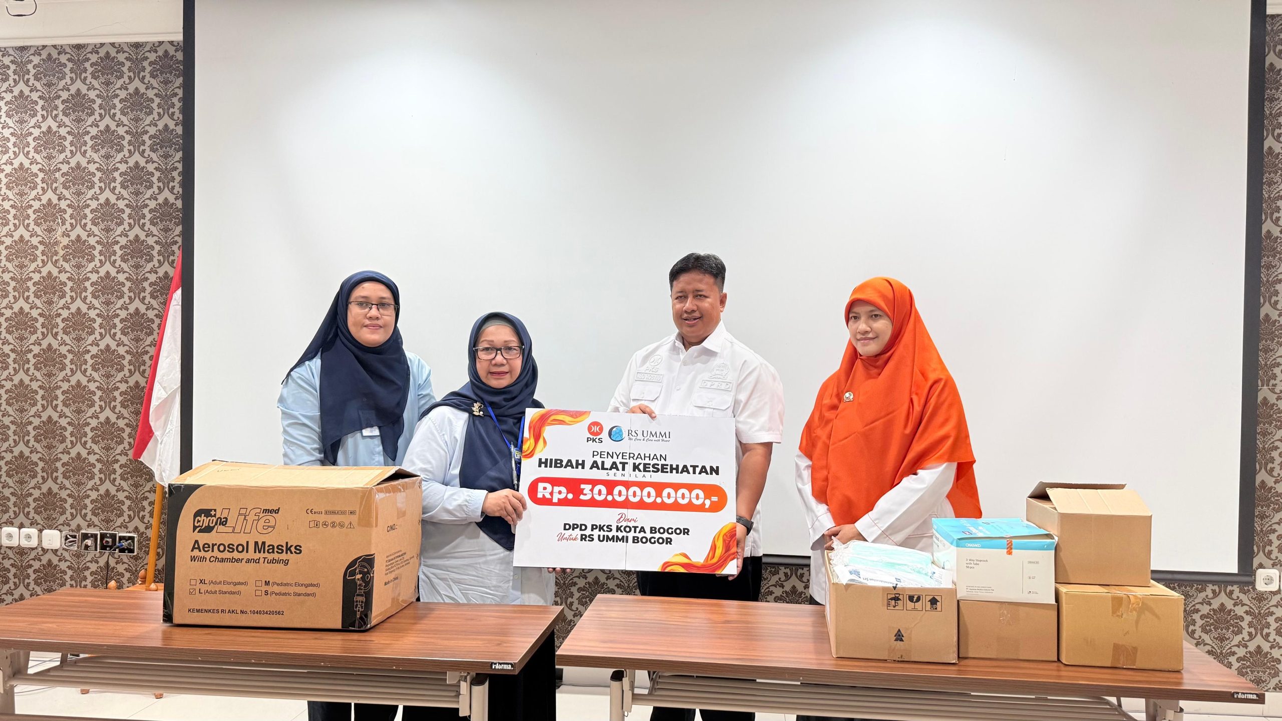 PKS Kota Bogor Kembali Hadir untuk Warga: Bantuan Alkes Rp30 Juta untuk RS UMMI Jadi Penguat Harapan Layanan Kesehatan