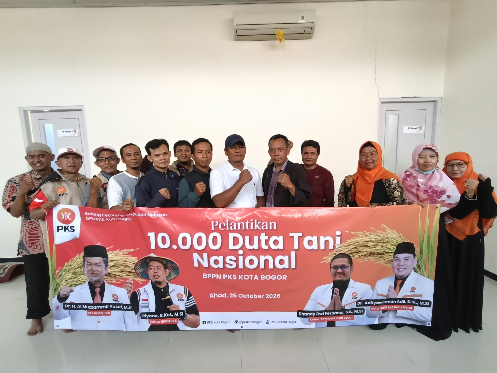 BPPN PKS Kota Bogor Resmi Lantik Duta Tani Nasional, Dorong Penguatan Urban Farming demi Petani Berdaulat dan Sejahtera